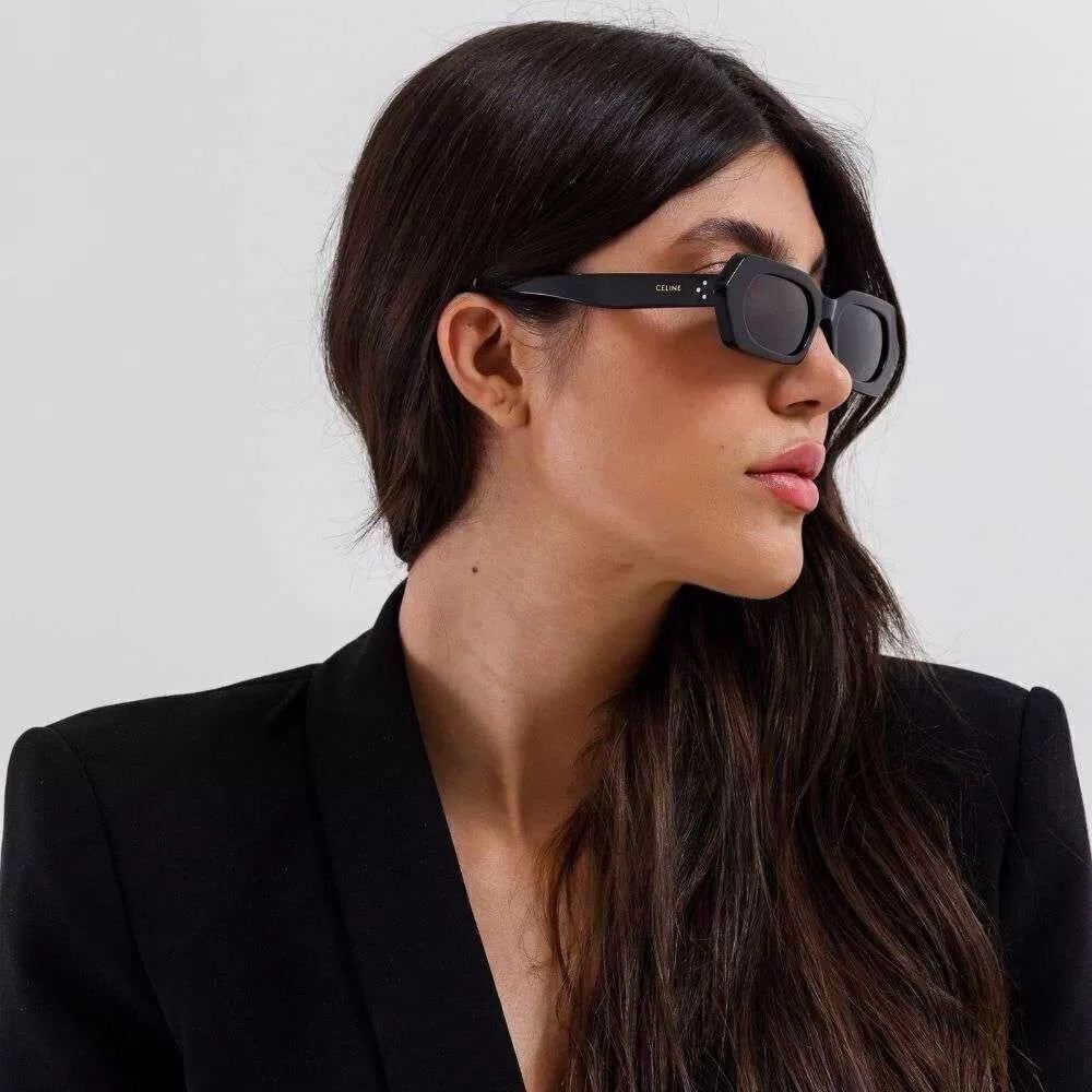 CELINE Sunglasses CL40243I 5101A Black Dark Grey Women NEW - Picture 1 of 14